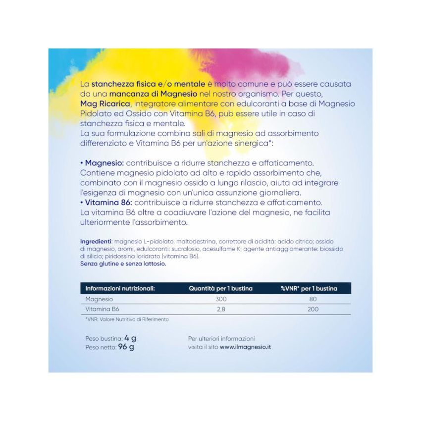 Mag Ricarica Limone - Pacco da 24 Bustine Aromatizzate