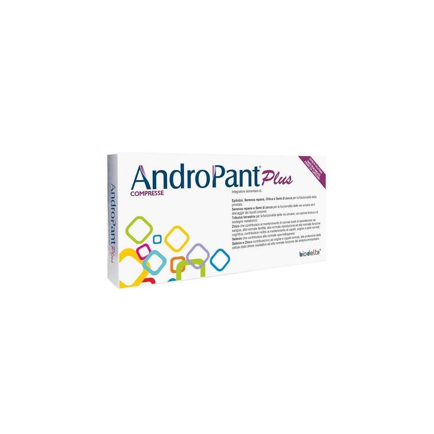 AndroPant Plus - Integratore di 30 Compresse per Uomo