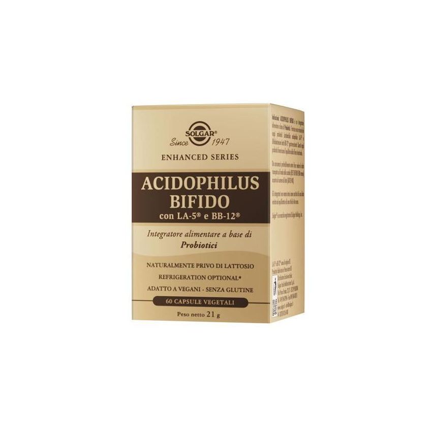 Acidophilus Bifido - 60 Capsule Vegetali per Salute Digestiva