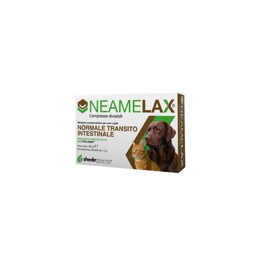Naemelax Compresse per il Transito Intestinale di Cani e Gatti - 30 Pezzi