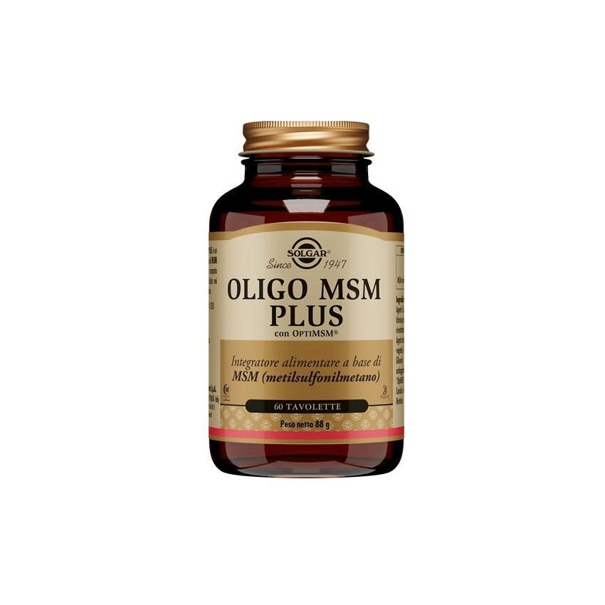Solgar Oligo MSM Plus - Integratore Salute Articolare - 60 Tavolette