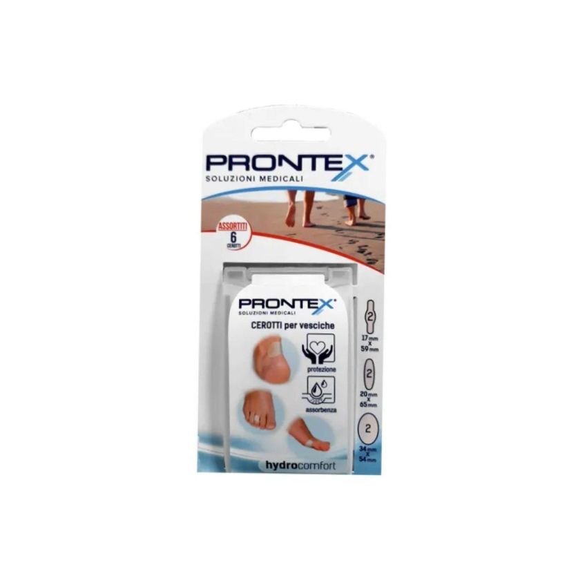 Prontex Hydrocomfort - Set di 6 Medicazioni Assortite in Idrocolloidi