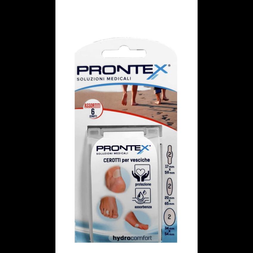 Prontex Hydrocomfort - Set di 6 Medicazioni Assortite in Idrocolloidi