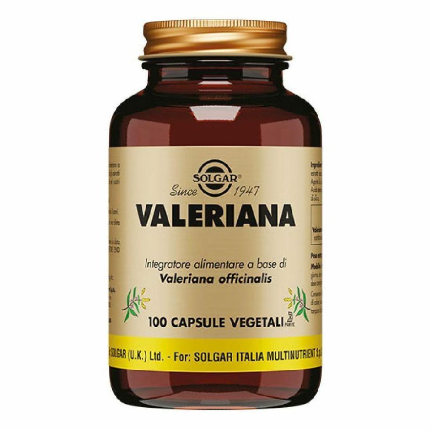 Solgar Valeriana - 100 Capsule Vegetali Naturali