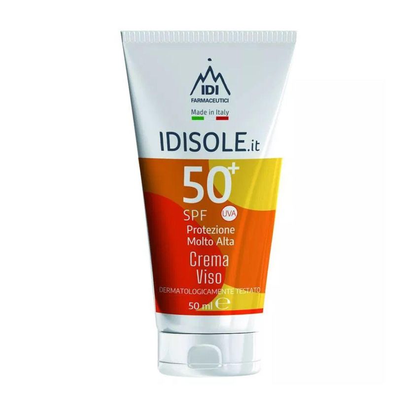 Idisole-IT Crema Solare Viso SPF 50+, 50ml