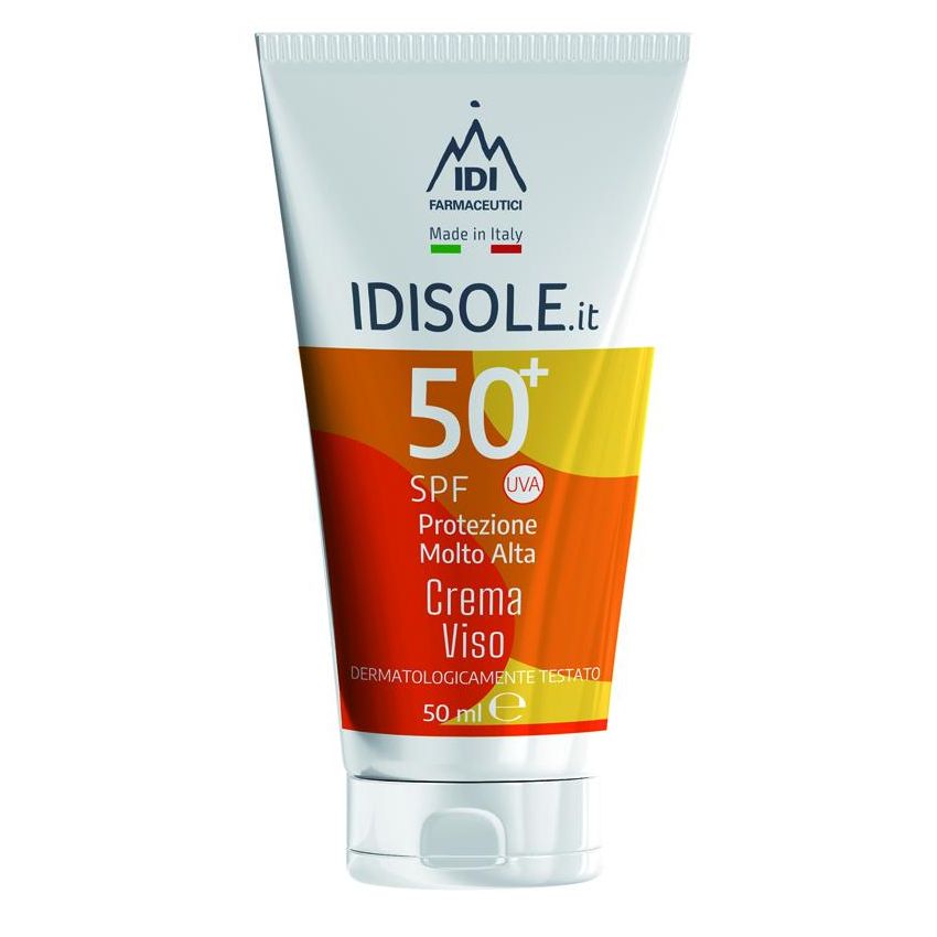Idisole-IT Crema Solare Viso SPF 50+, 50ml