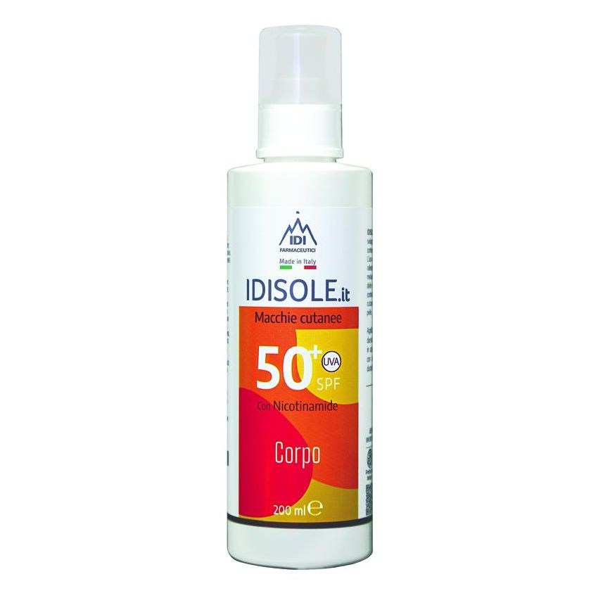 Idisole-IT Spray Corpo SPF 50 Protezione Solare Alta - 200ml