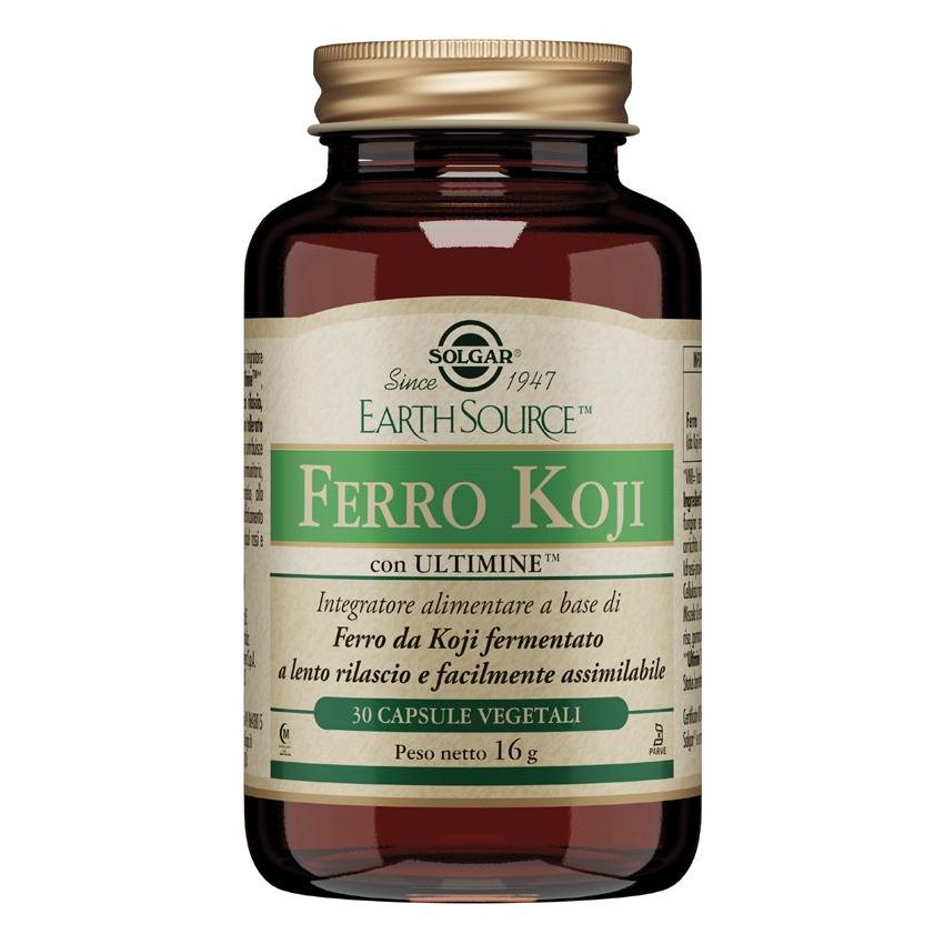 Solgar Ferro Koji Vegetariano - Pacco da 30 Capsule