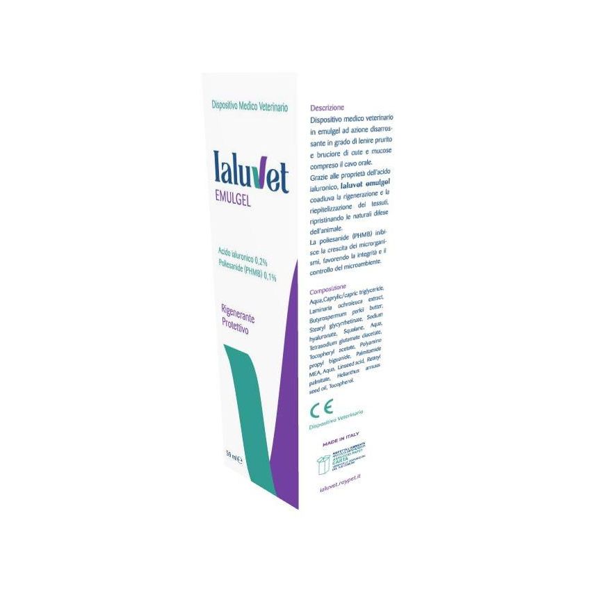 Roydermal Ialuvet Emulgel Per Cani/Gatti 50ml