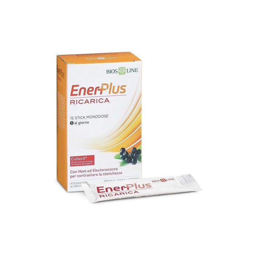 Bios Line Enerplus Ricarica - 15 Bustine Energizzanti