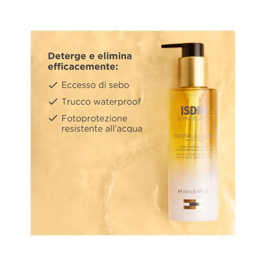 Isdin Isdinceutics Essential Clean - Detergente Viso 200ml