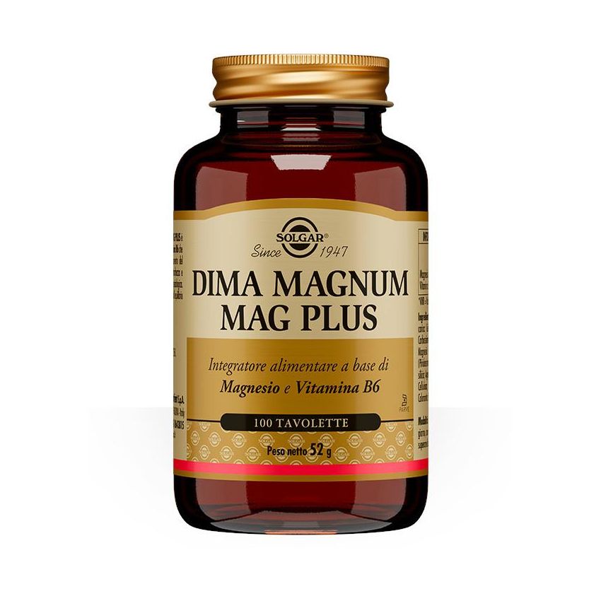 Solgar Dima Magnum Mag Plus 00 - Integratore alimentare in Tavolette