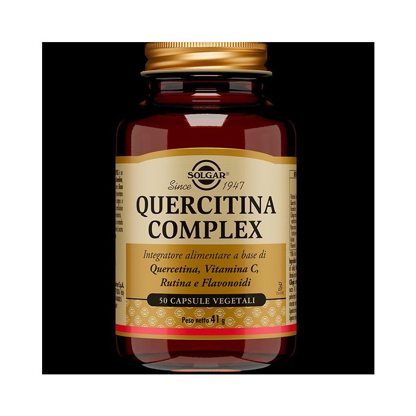 Solgar Quercetin Complex - Integratore Alimentare 50 Capsule
