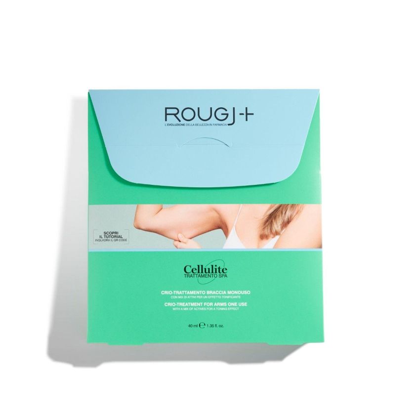 Rougj Spa Anti-Cellulite Trattamento Cryo Monouso per Braccia - 2 Manicotti da 40ml