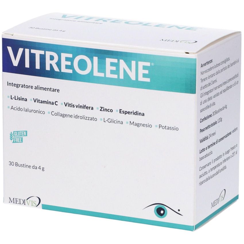 Vitreolene Integratore Alimentare - Confezione da 30 Bustine