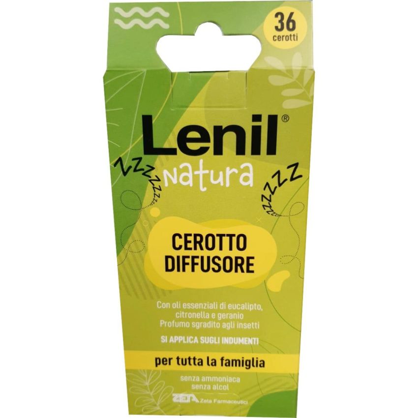 Lenil Natura - Cerotto Diffusore Naturale, Pacco da 36 Pezzi
