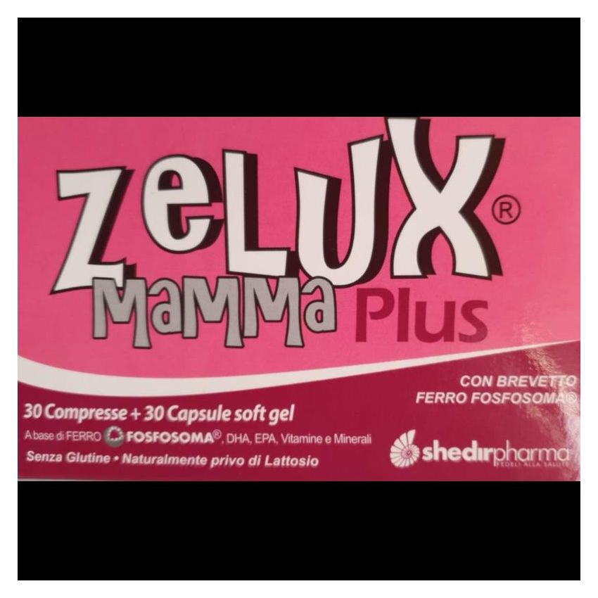 Zelux Mamma Plus - 30 Compresse Multivitaminiche e 30 Soft Gel Capsule