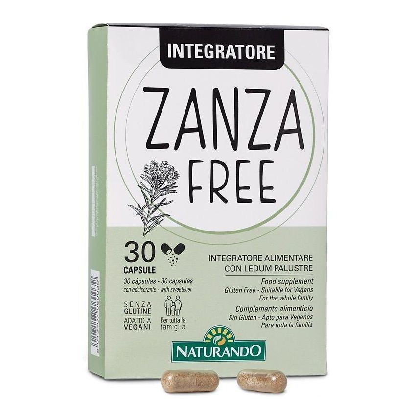 Naturando Zanzafree - Capsule Antizanzare Naturali, 30 Pezzi