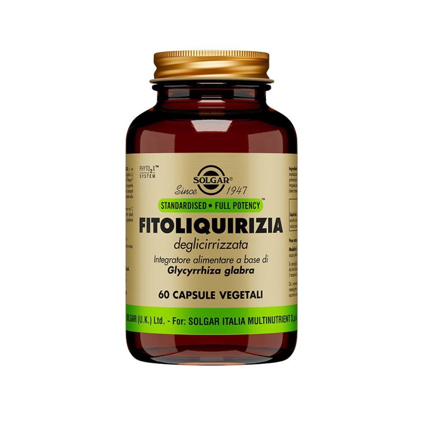 Solgar Licorice Deglycyrrhizinated 60 Capsule Vegetali