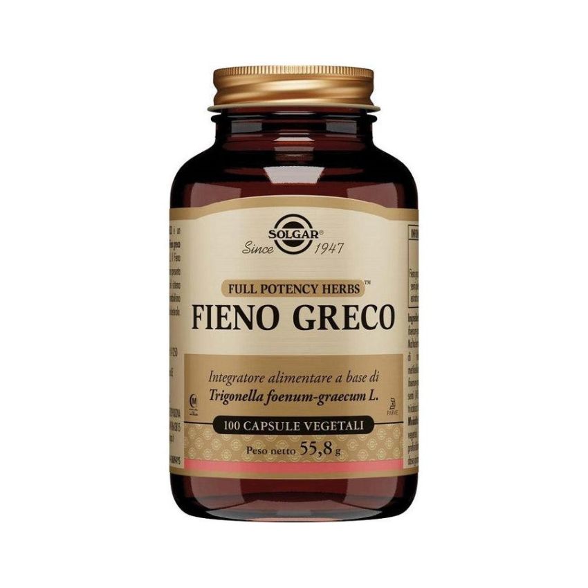 Solgar Fenugreek 100 Capsule Vegetali