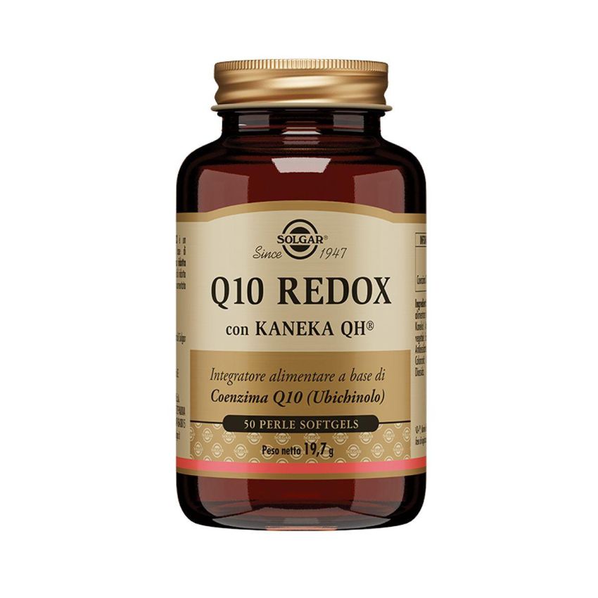 Solgar CoQ10 Redox 50 Softgel Pearls - Supplemento Antiossidante