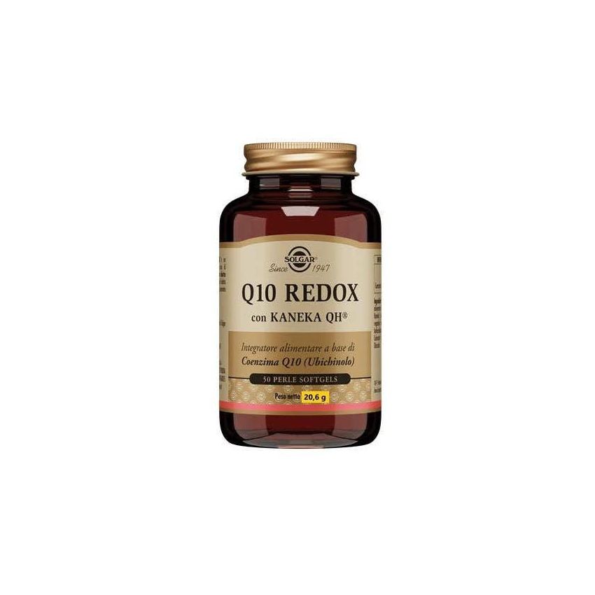 Solgar CoQ10 Redox 50 Softgel Pearls - Supplemento Antiossidante