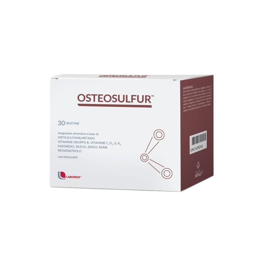 Osteosulfur - Supplemento per la Salute delle Ossa, 30 Bustine