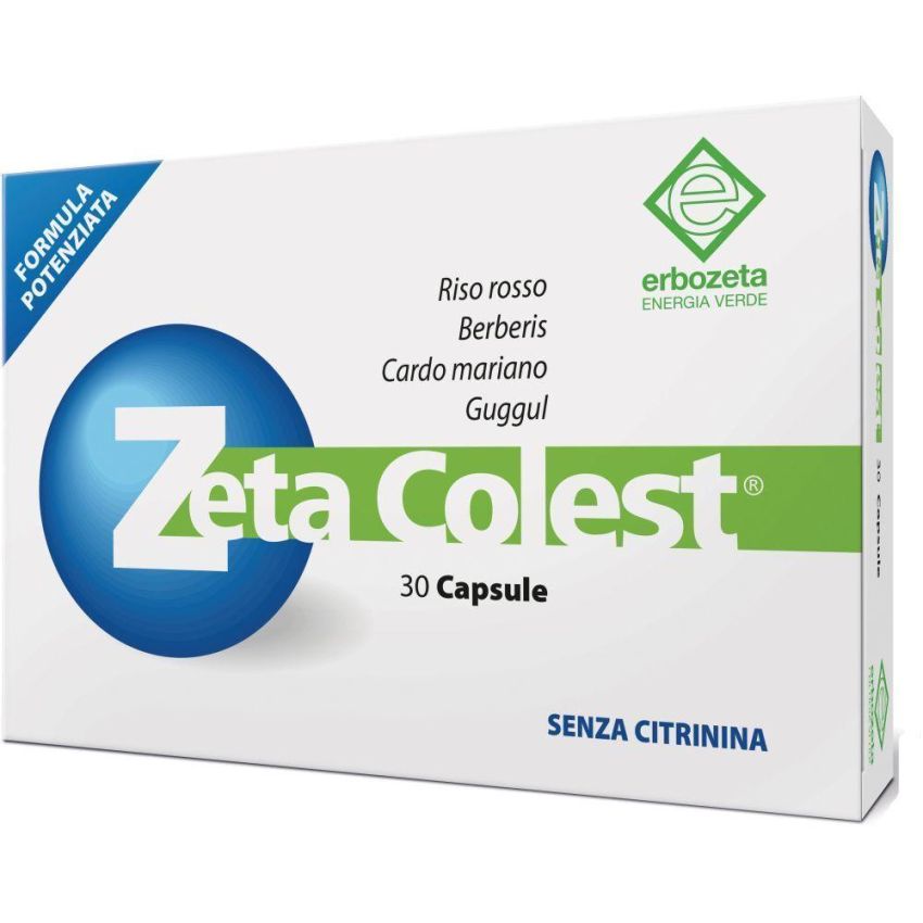 Zeta Colest - Supporto Naturale per il Colesterolo - 30 Capsule