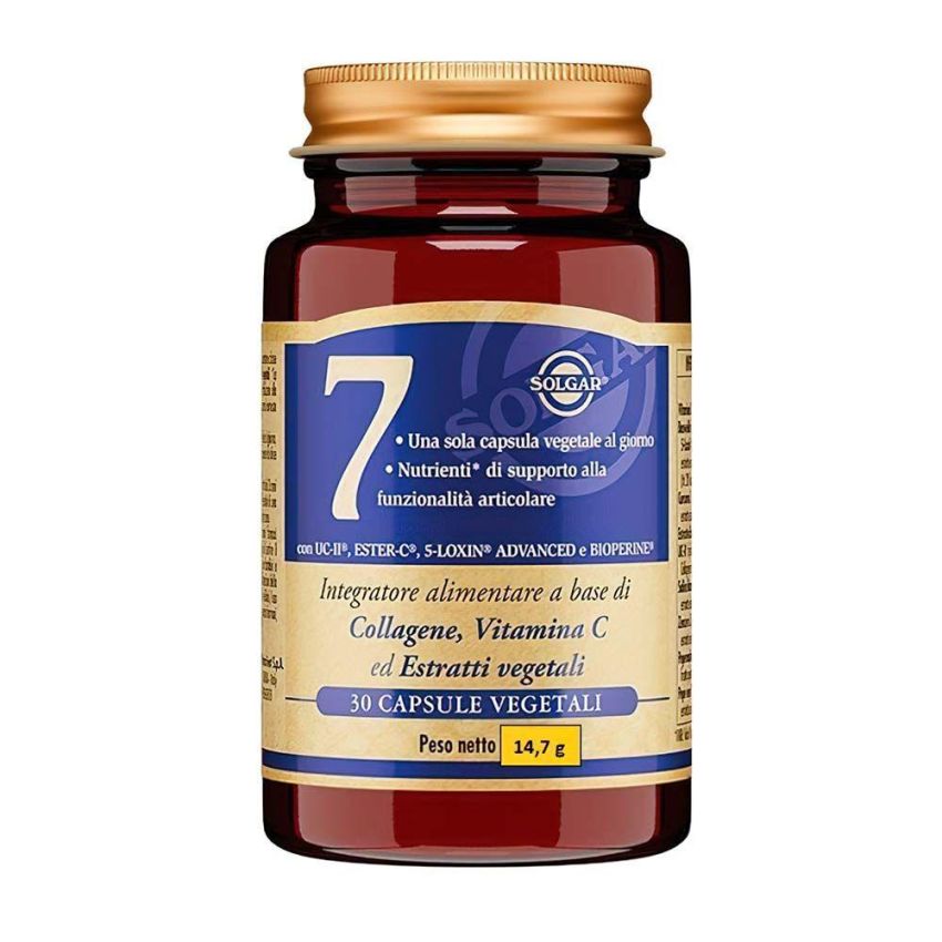 Solgar 7: 30 Capsule Vegetali per il Benessere Quotidiano