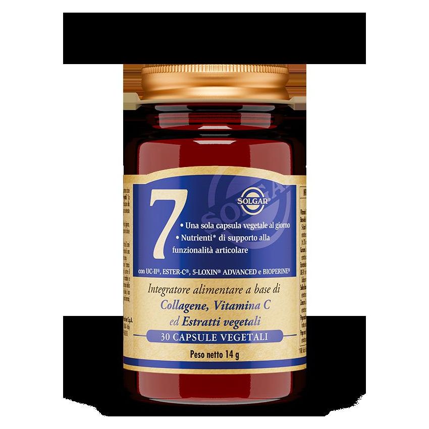 Solgar 7: 30 Capsule Vegetali per il Benessere Quotidiano