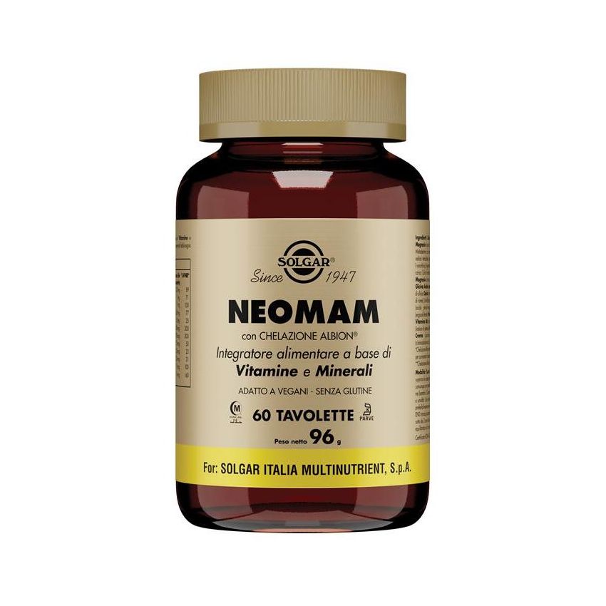 Solgar Neomam - Integratore Alimentare 60 Tavolette
