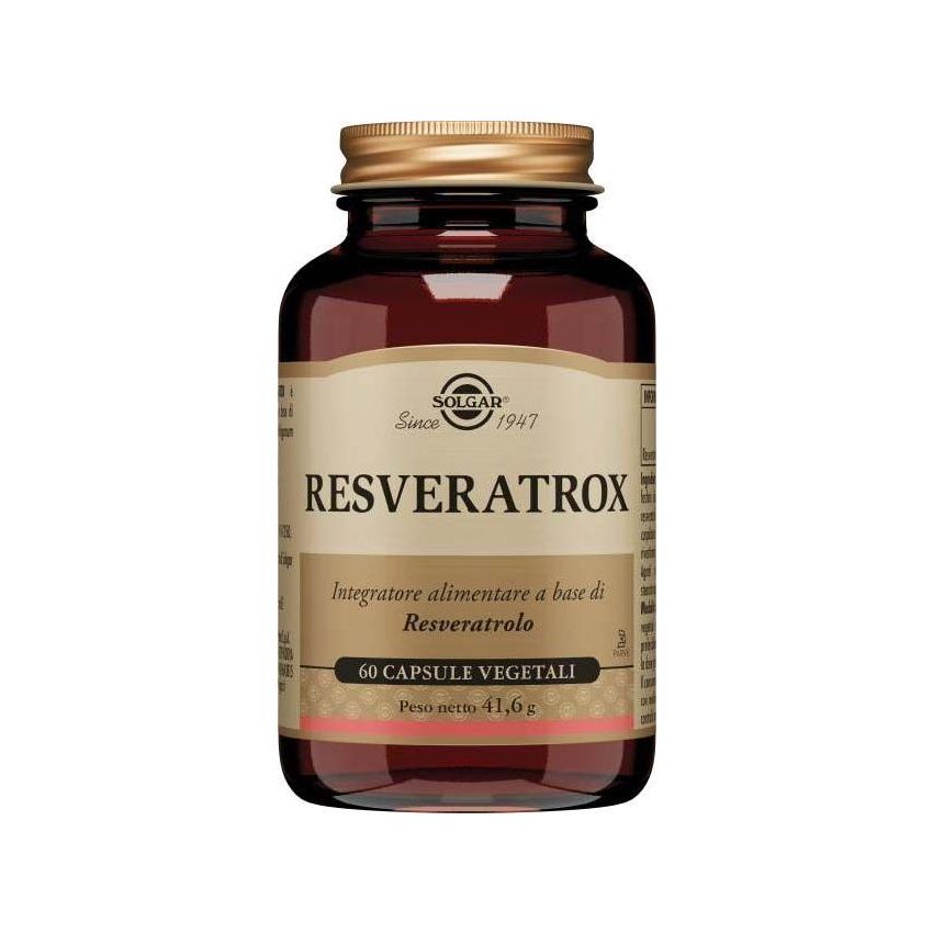 Solgar Resveratrol Supplemento Antiossidante - 60 Capsule