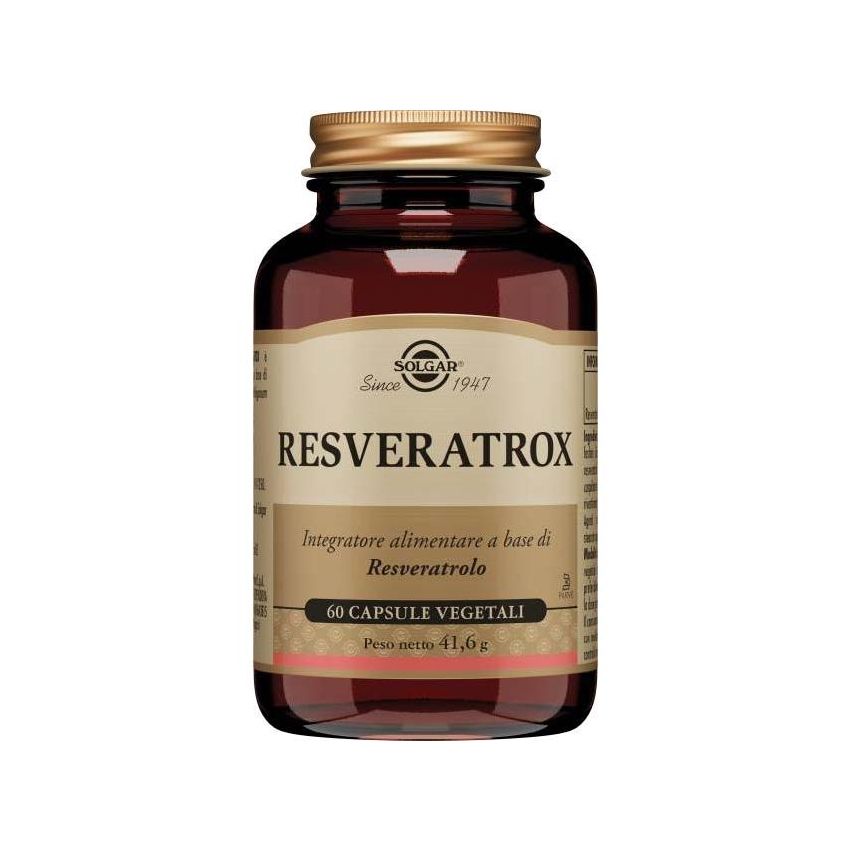 Solgar Resveratrol Supplemento Antiossidante - 60 Capsule