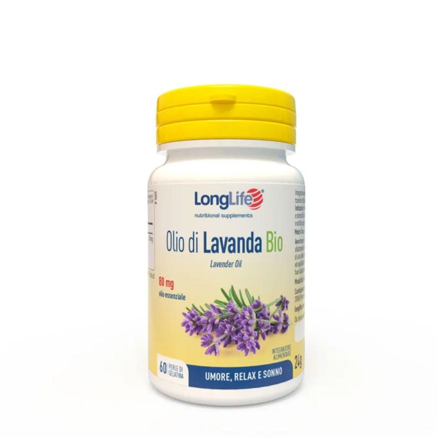 Bio Longlife Olio di Lavanda - 60 Perle di Longevit