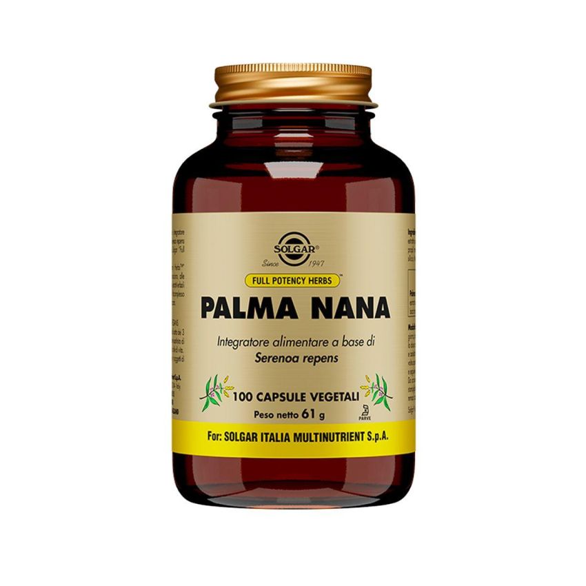Solgar Palma Nana - 100 Capsule Vegetali