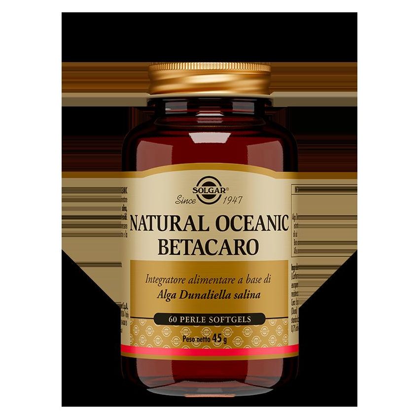 Solgar Oceanic Natural Beta-Carotene, 60 Softgel Capsules