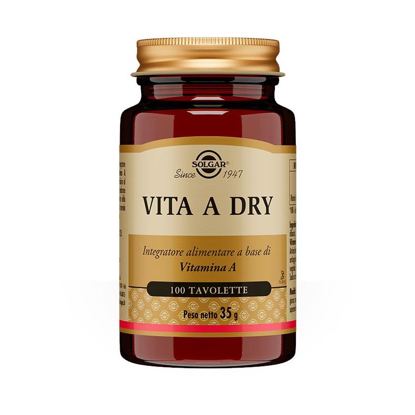 Solgar Dry Vita A - 100 Tavolette