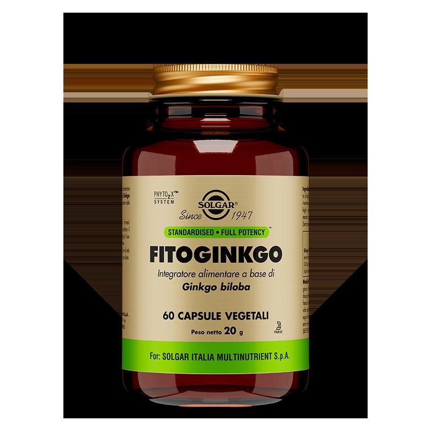 Solgar Fitoginkgo - 60 Capsule Vegetali