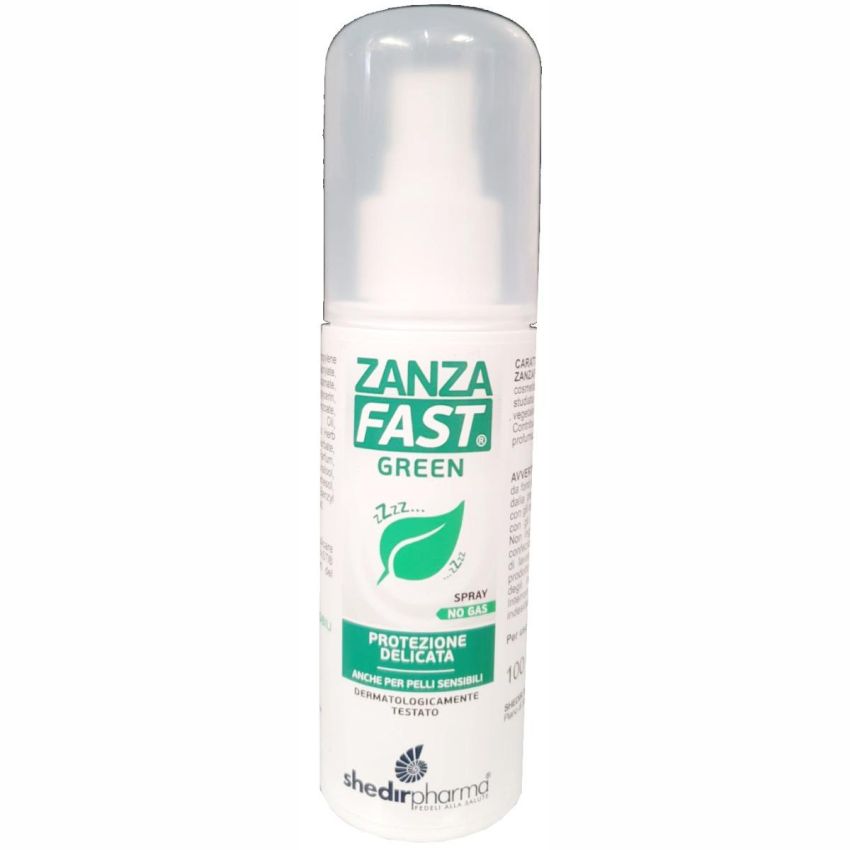 Zanza Fast Green - Spray Antizanzare, 100ml