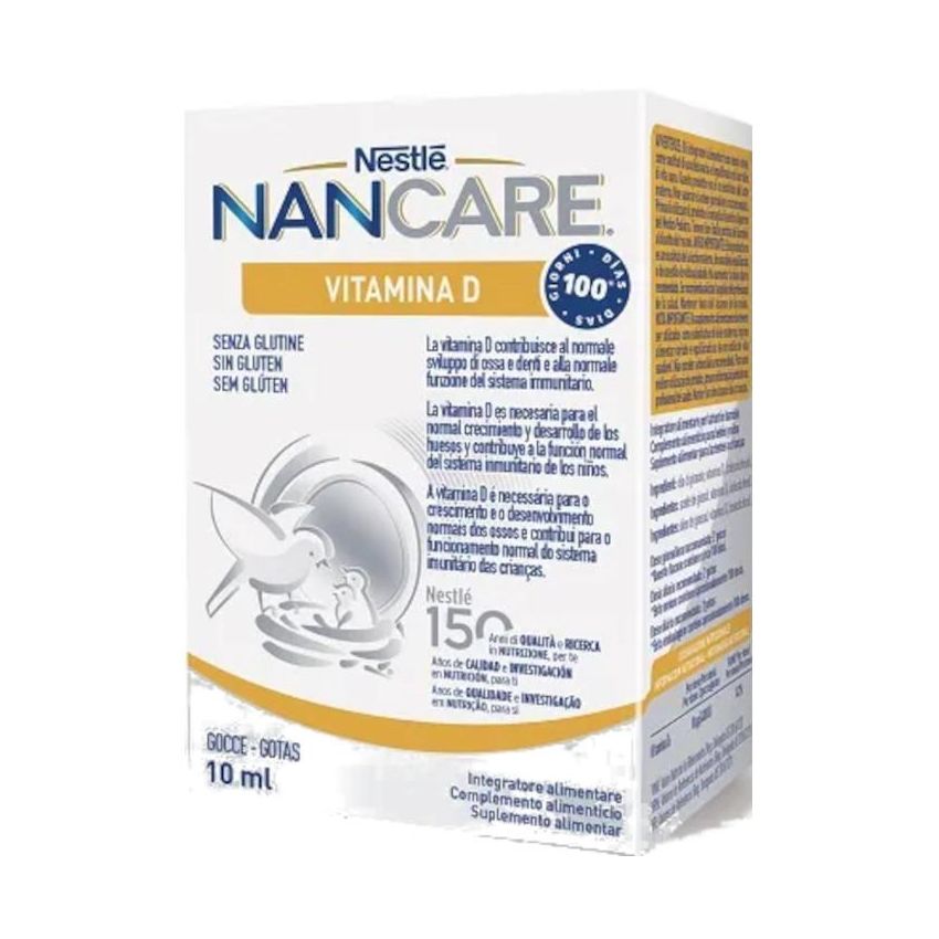 Nestl Nancare Vitamina D - Integratore in Gocce, 10ml