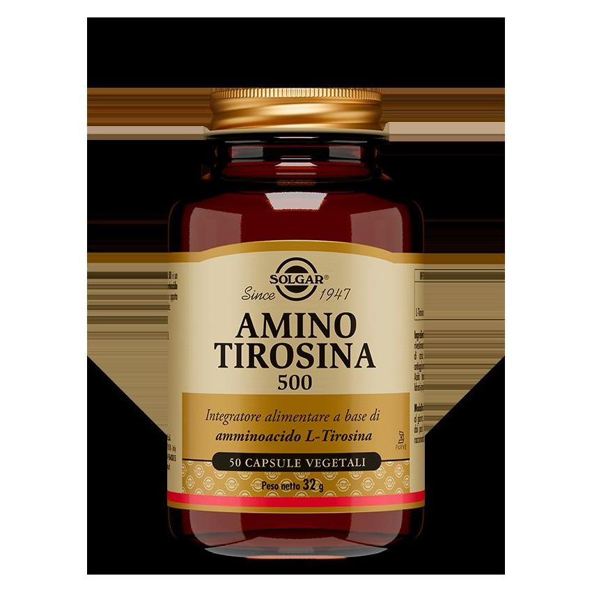 Solgar Tirosina Amino 500 - 50 Capsule Vegetali