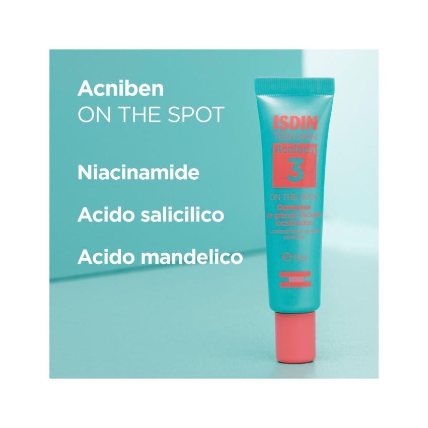 Isdin Acniben Trattamento Target per Imperfezioni del Viso, 15ml