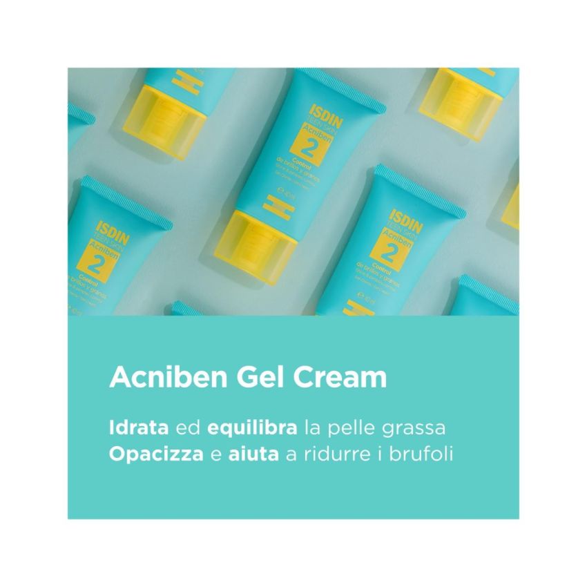 Isdin Acniben Equilibrante - Gel Crema per Pelle Grassa, 40ml