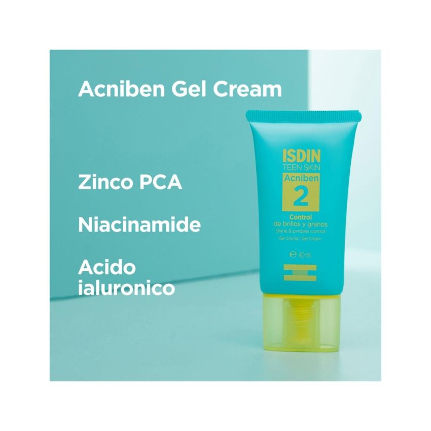 Isdin Acniben Equilibrante - Gel Crema per Pelle Grassa, 40ml