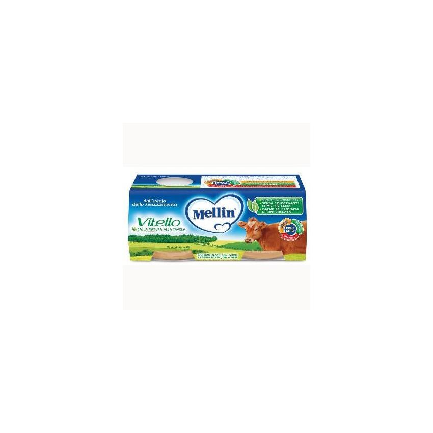 Mellin Vitello Omogeneizzato - Pacco da 2 x 120g