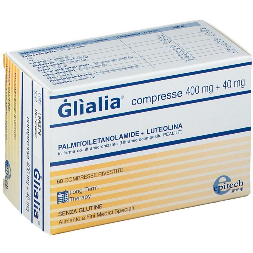Glialia 400mg + 40mg - Confezione da 60 Compresse