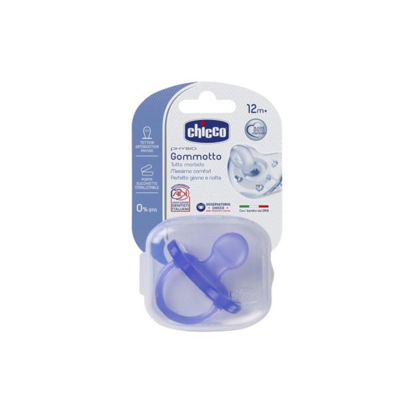 Succhietto Physio in Silicone Verde Chicco per Bambini dai 12 Mesi