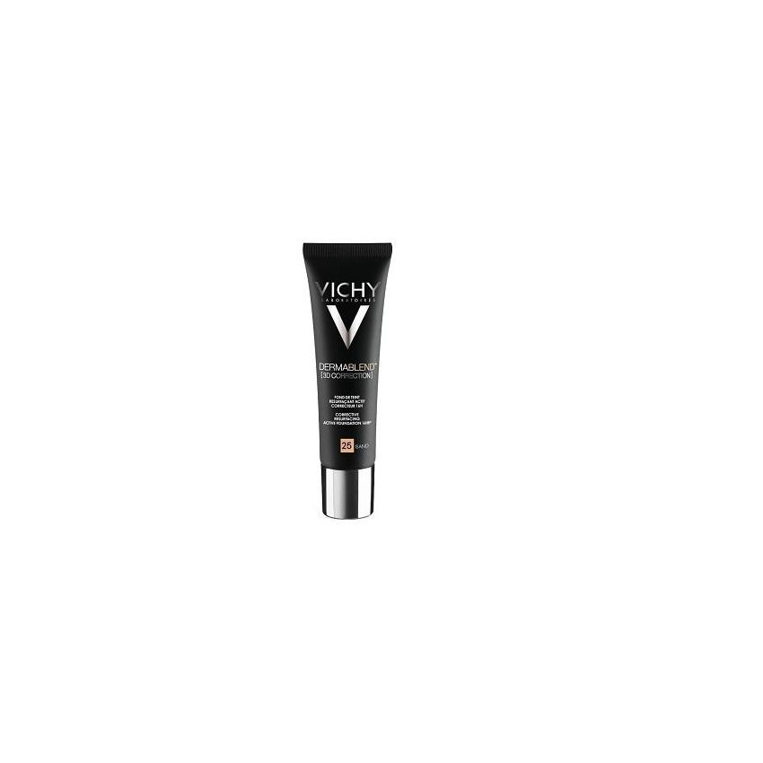 Vichy Dermablend 3D Fondotinta Coprente 30ml - Tonalità 25