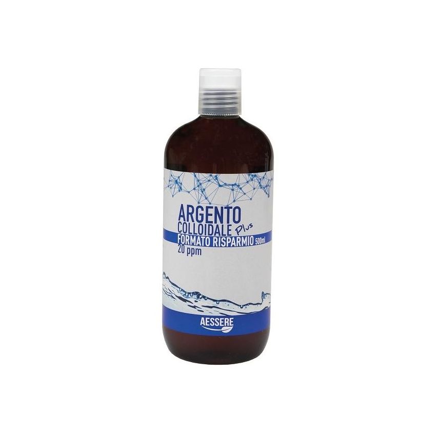 Argento Colloidale Plus Avanzato 20ppm - Flacone da 500ml