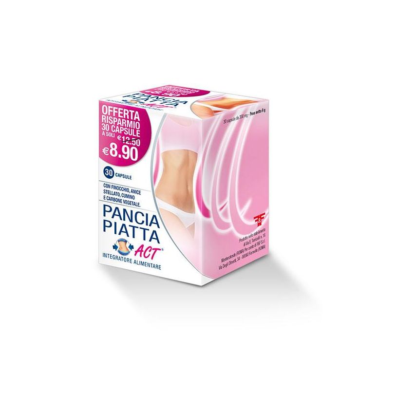 Act Pancia Piatta - 30 Capsule Definizione Addominale